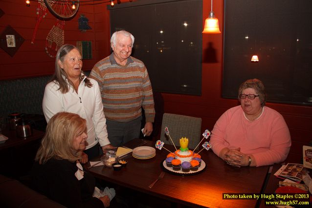 Bozinis celebrate the birthdays of Joan, Sharon, Sarah, Cheryl and Bob