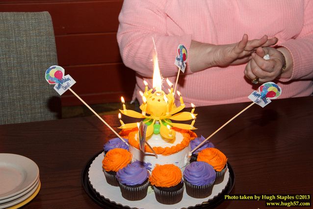 Bozinis celebrate the birthdays of Joan, Sharon, Sarah, Cheryl and Bob