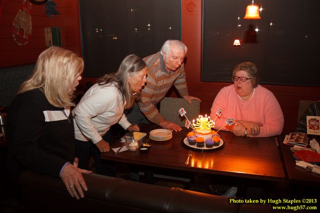Bozinis celebrate the birthdays of Joan, Sharon, Sarah, Cheryl and Bob