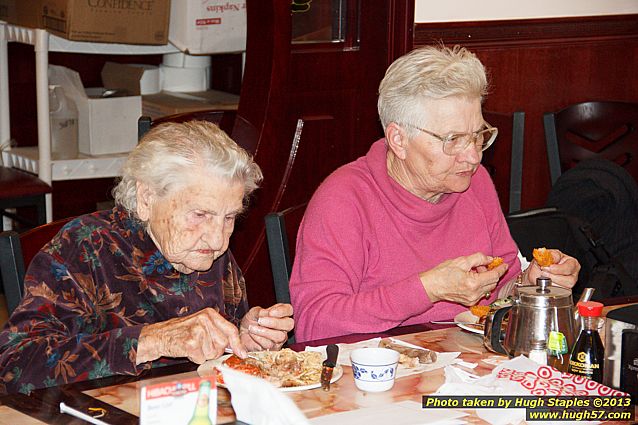 Bozinis celebrate the birthdays of Charles, Dick, Ginny, Margie, Nancy and Virginia