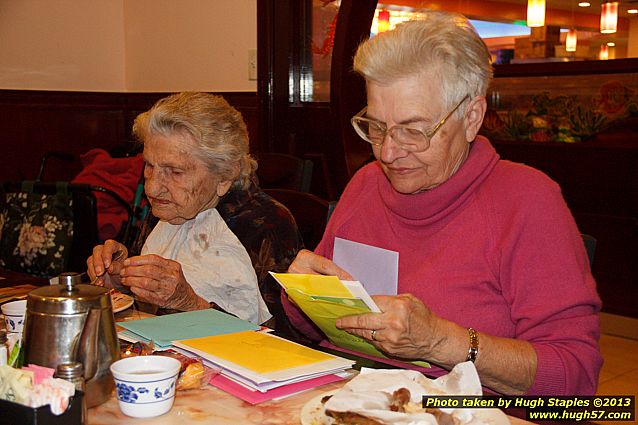 Bozinis celebrate the birthdays of Charles, Dick, Ginny, Margie, Nancy and Virginia