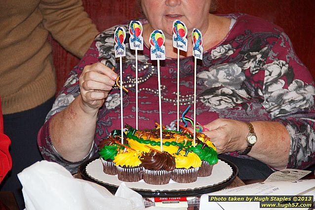 Bozinis celebrate the birthdays of Charles, Dick, Ginny, Margie, Nancy and Virginia