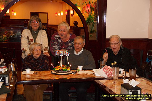 Bozinis celebrate the birthdays of Charles, Dick, Ginny, Margie, Nancy and Virginia