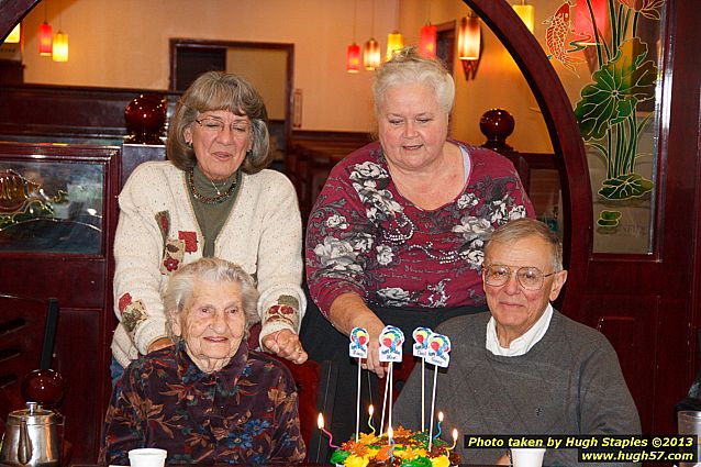 Bozinis celebrate the birthdays of Charles, Dick, Ginny, Margie, Nancy and Virginia