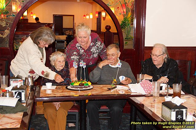 Bozinis celebrate the birthdays of Charles, Dick, Ginny, Margie, Nancy and Virginia