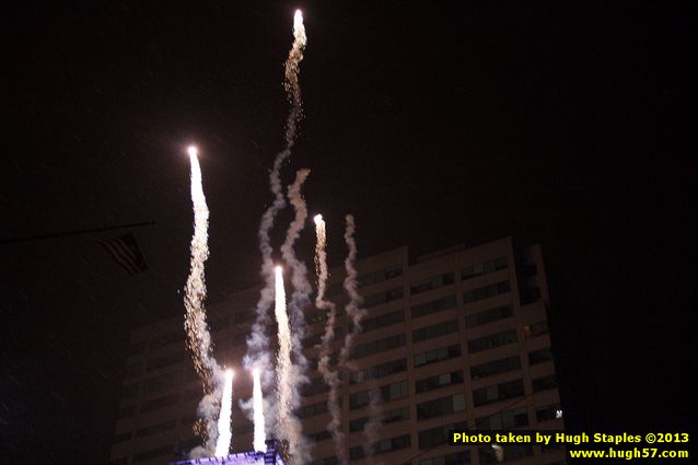 The Bozinis ring in 2013 at McCormick & Schmick's, across from Fountain Square.