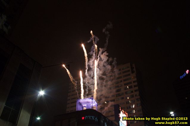 The Bozinis ring in 2013 at McCormick & Schmick's, across from Fountain Square.