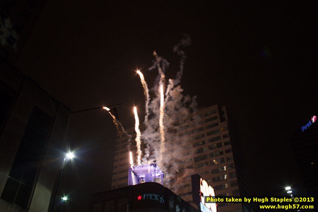 The Bozinis ring in 2013 at McCormick & Schmick's, across from Fountain Square.