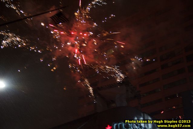 The Bozinis ring in 2013 at McCormick & Schmick's, across from Fountain Square.