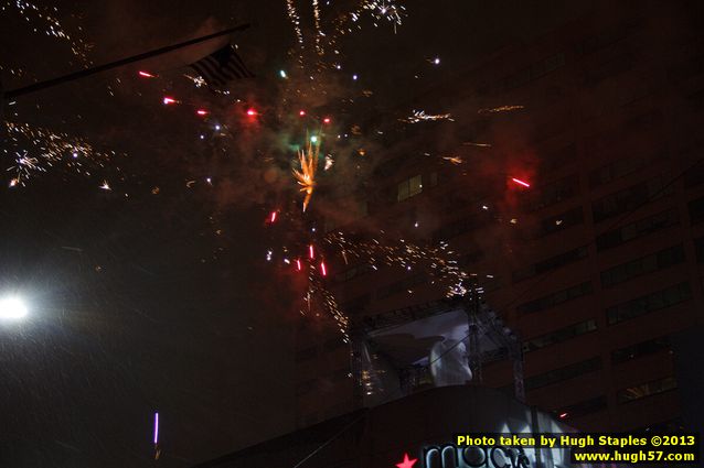 The Bozinis ring in 2013 at McCormick & Schmick's, across from Fountain Square.