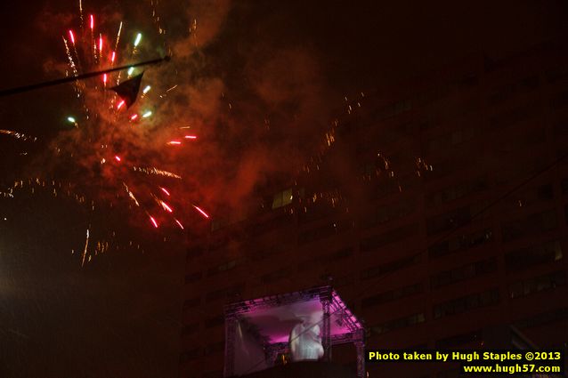 The Bozinis ring in 2013 at McCormick & Schmick's, across from Fountain Square.