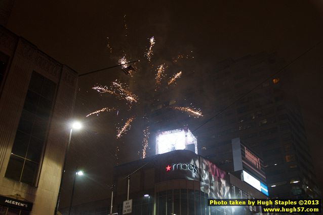 The Bozinis ring in 2013 at McCormick & Schmick's, across from Fountain Square.