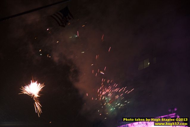 The Bozinis ring in 2013 at McCormick & Schmick's, across from Fountain Square.