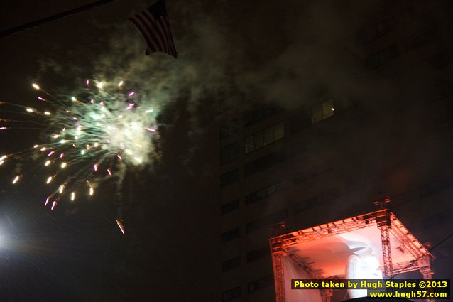 The Bozinis ring in 2013 at McCormick & Schmick's, across from Fountain Square.