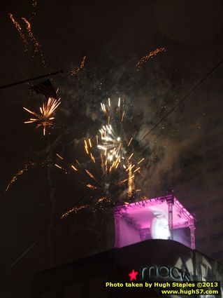 The Bozinis ring in 2013 at McCormick & Schmick's, across from Fountain Square.