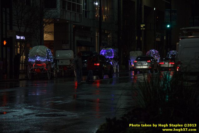 The Bozinis ring in 2013 at McCormick & Schmick's, across from Fountain Square.