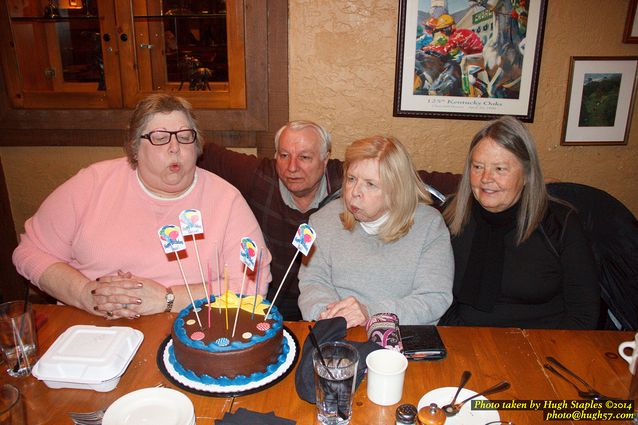 Bozinis celebrate the birthdays of Cheryl, Sharon, Joan and Bob