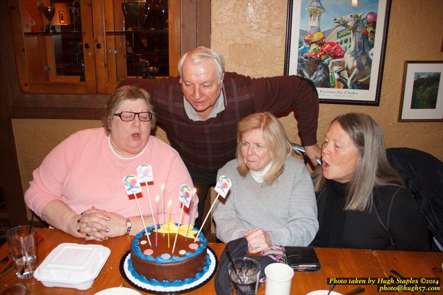 Bozinis celebrate the birthdays of Cheryl, Sharon, Joan and Bob