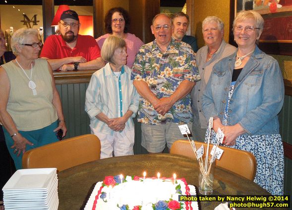 Bozinis celebrate the birthdays of Sarah, Hugh, Lenny, Luigina, Jane, Mary, Rob, Jannette and Sharon