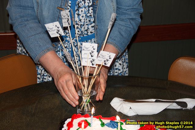 Bozinis celebrate the birthdays of Sarah, Hugh, Lenny, Luigina, Jane, Mary, Rob, Jannette and Sharon