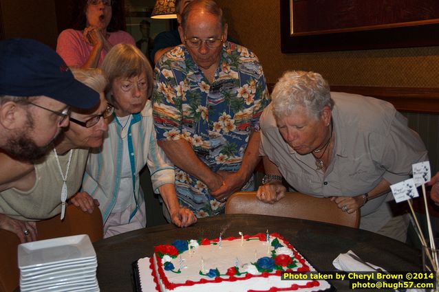 Bozinis celebrate the birthdays of Sarah, Hugh, Lenny, Luigina, Jane, Mary, Rob, Jannette and Sharon