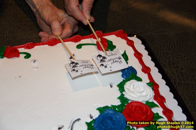 Bozinis celebrate the birthdays of Sarah, Hugh, Lenny, Luigina, Jane, Mary, Rob, Jannette and Sharon