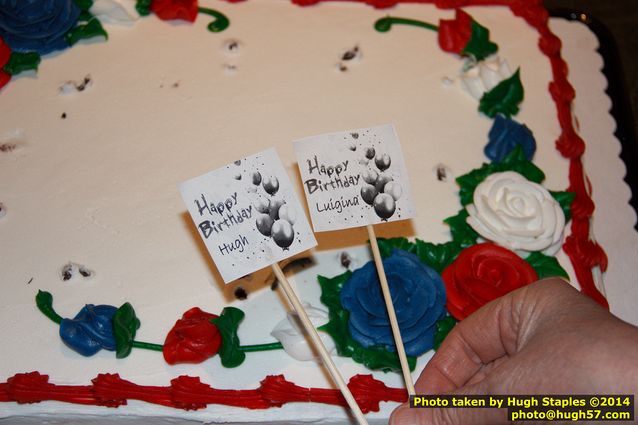 Bozinis celebrate the birthdays of Sarah, Hugh, Lenny, Luigina, Jane, Mary, Rob, Jannette and Sharon