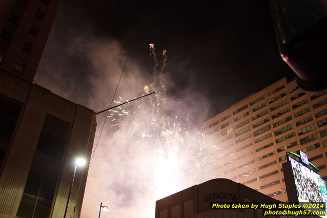 The Bozinis gather for their annual celebration of the New Year in Downtown Cincinnati