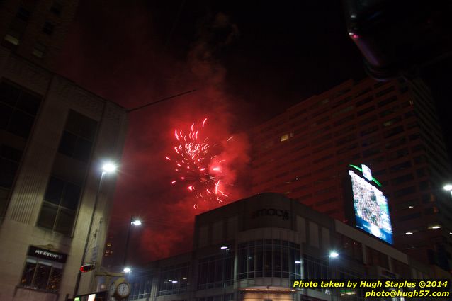 The Bozinis gather for their annual celebration of the New Year in Downtown Cincinnati