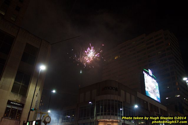 The Bozinis gather for their annual celebration of the New Year in Downtown Cincinnati