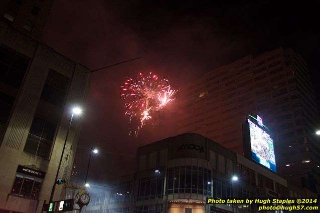 The Bozinis gather for their annual celebration of the New Year in Downtown Cincinnati