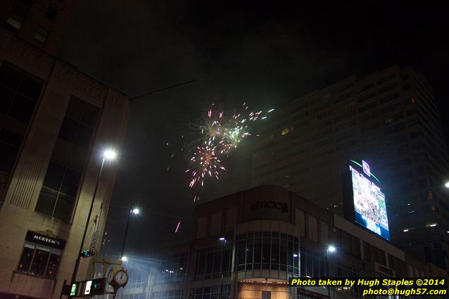 The Bozinis gather for their annual celebration of the New Year in Downtown Cincinnati