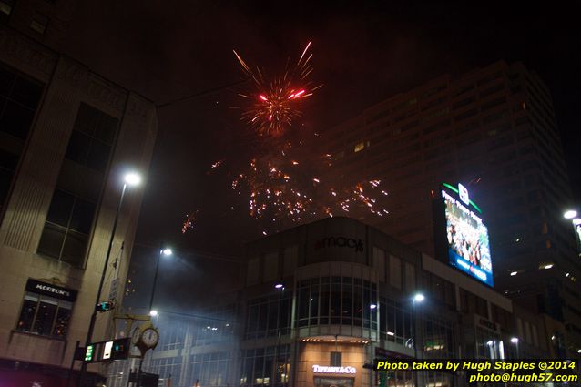 The Bozinis gather for their annual celebration of the New Year in Downtown Cincinnati