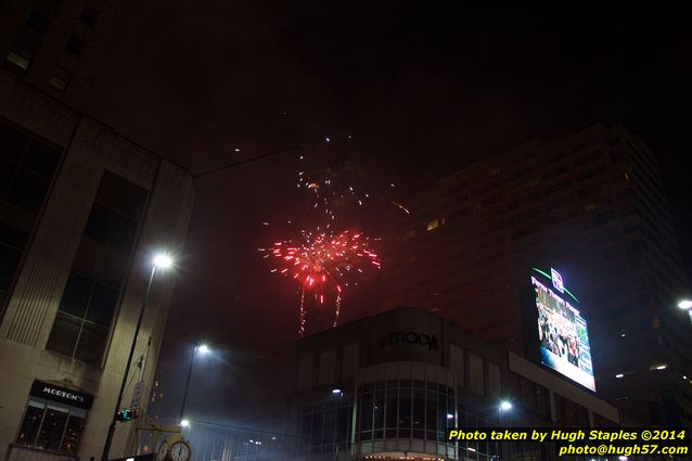 The Bozinis gather for their annual celebration of the New Year in Downtown Cincinnati