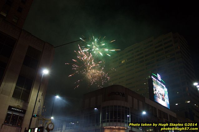 The Bozinis gather for their annual celebration of the New Year in Downtown Cincinnati
