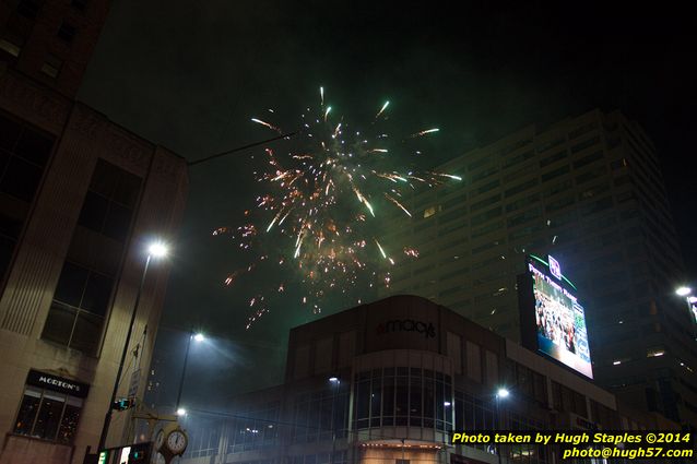 The Bozinis gather for their annual celebration of the New Year in Downtown Cincinnati