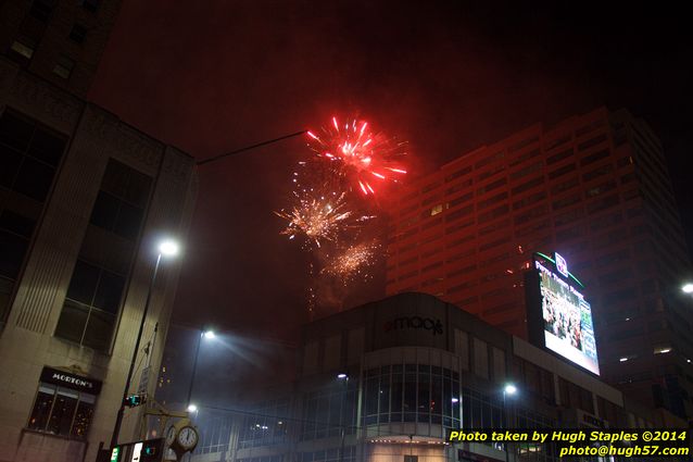 The Bozinis gather for their annual celebration of the New Year in Downtown Cincinnati