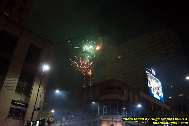 The Bozinis gather for their annual celebration of the New Year in Downtown Cincinnati