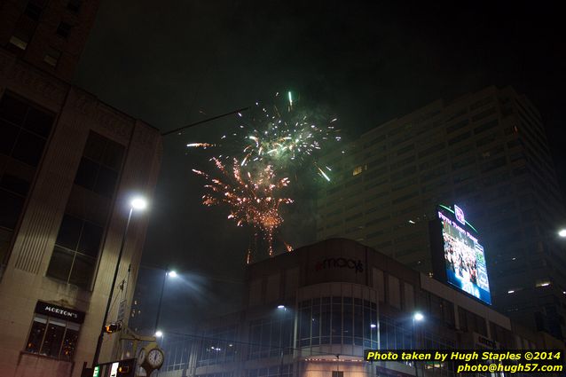 The Bozinis gather for their annual celebration of the New Year in Downtown Cincinnati