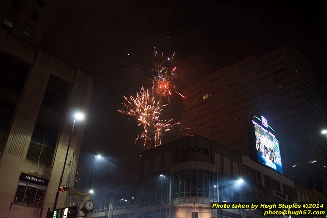 The Bozinis gather for their annual celebration of the New Year in Downtown Cincinnati