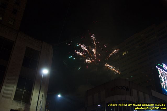 The Bozinis gather for their annual celebration of the New Year in Downtown Cincinnati