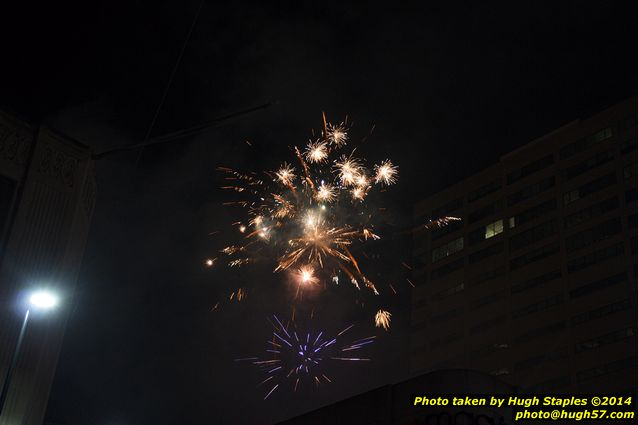 The Bozinis gather for their annual celebration of the New Year in Downtown Cincinnati