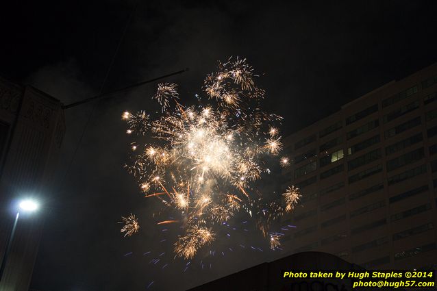 The Bozinis gather for their annual celebration of the New Year in Downtown Cincinnati