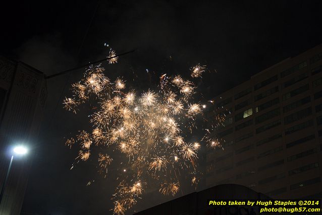 The Bozinis gather for their annual celebration of the New Year in Downtown Cincinnati