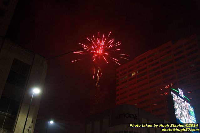 The Bozinis gather for their annual celebration of the New Year in Downtown Cincinnati