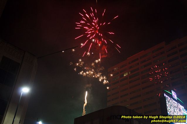 The Bozinis gather for their annual celebration of the New Year in Downtown Cincinnati