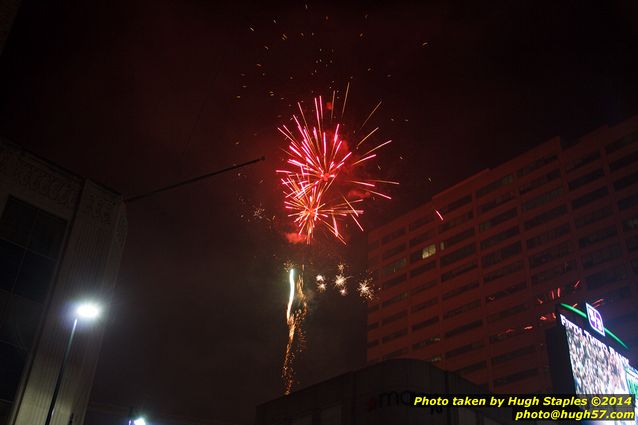 The Bozinis gather for their annual celebration of the New Year in Downtown Cincinnati