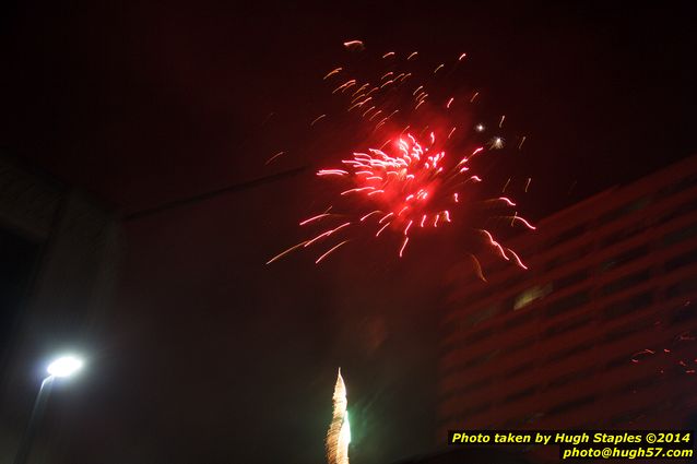 The Bozinis gather for their annual celebration of the New Year in Downtown Cincinnati