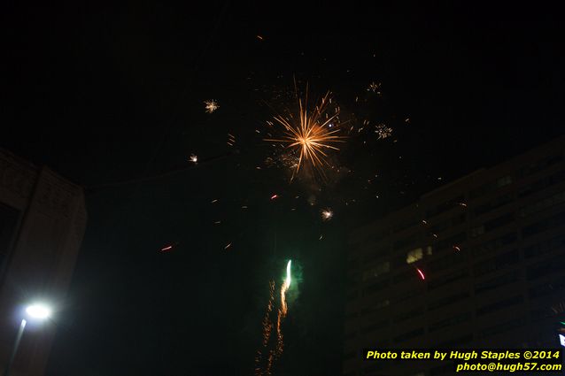 The Bozinis gather for their annual celebration of the New Year in Downtown Cincinnati