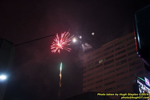 The Bozinis gather for their annual celebration of the New Year in Downtown Cincinnati
